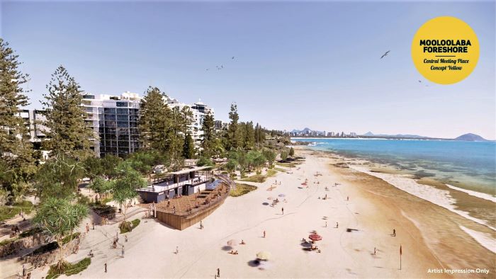 Mooloolaba's Loo with a View precinct concept yellow
