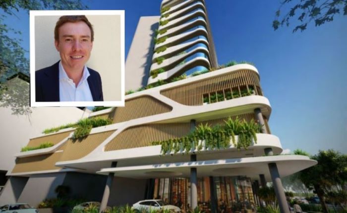 KPAT Mooloolaba’s Kenneth Wagner was keen to forge ahead with a 13-storey hotel in Mooloolaba.
