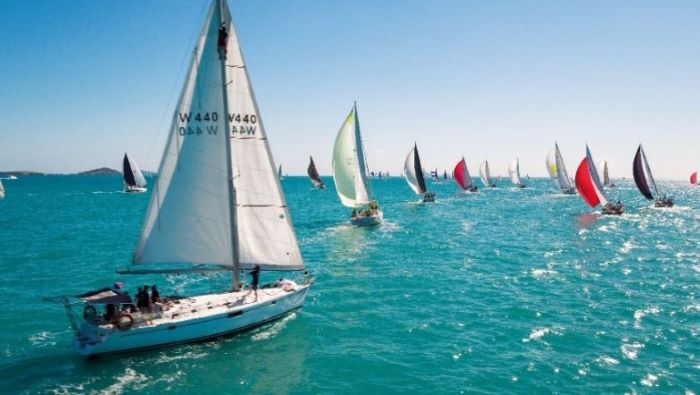 Boats at Airlie Beach Race Week