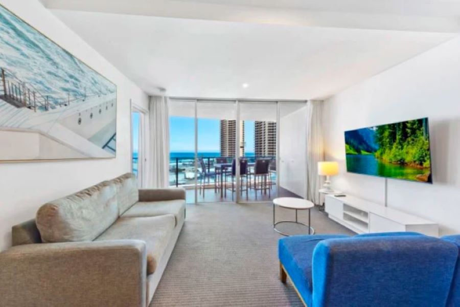 This two-bedroom Surfers Paradise apartment sold for $696,000. 